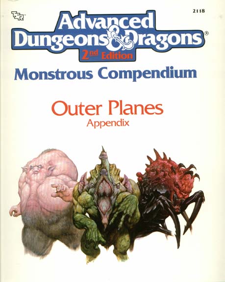 Advanced Dungeons & Dragons Archive: Monstrous Compendium Outer Planes Appendix
