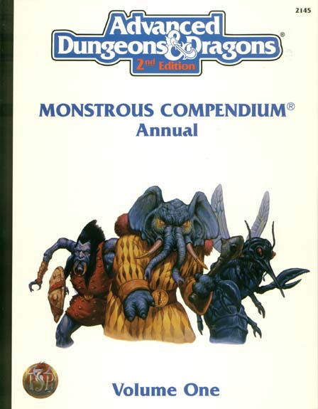 Advanced Dungeons & Dragons Archive: Monstrous Compendium Annual Volume One