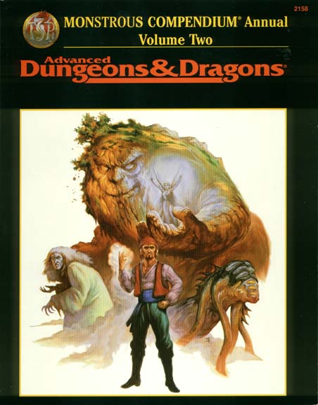 Advanced Dungeons & Dragons Archive: Monstrous Compendium Annual Volume Two