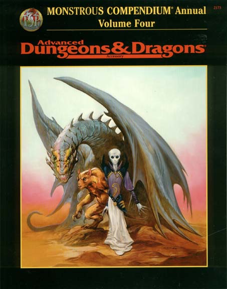 Advanced Dungeons & Dragons Archive: Monstrous Compendium Annual Volume Four