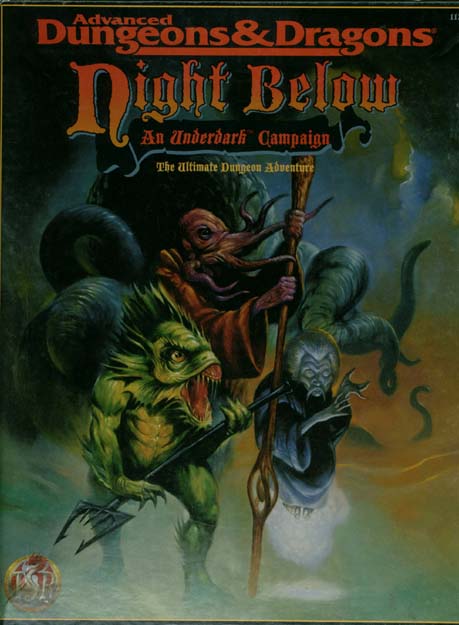 Advanced Dungeons & Dragons Archive: Night Below: An Underdark Campaign