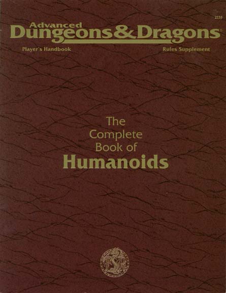 Advanced Dungeons & Dragons Archive: The Complete Book of Humanoids