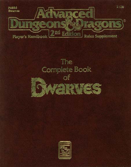 Advanced Dungeons & Dragons Archive: The Complete Book of Dwarves