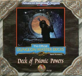 Advanced Dungeons & Dragons Archive: Deck of Psionic Powers