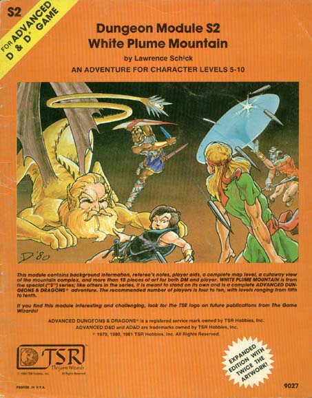 Advanced Dungeons & Dragons Archive: White Plume Mountain