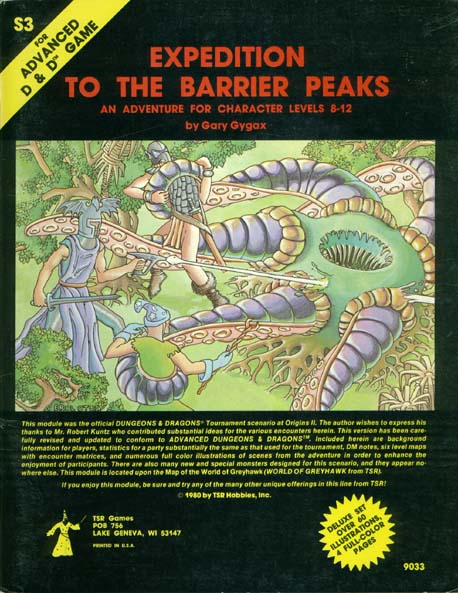 Advanced Dungeons & Dragons Archive: Expedition to the Barrier Peaks