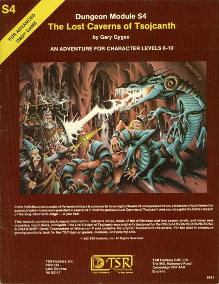 Advanced Dungeons & Dragons Archive: The Lost Caverns of Tsojcanth