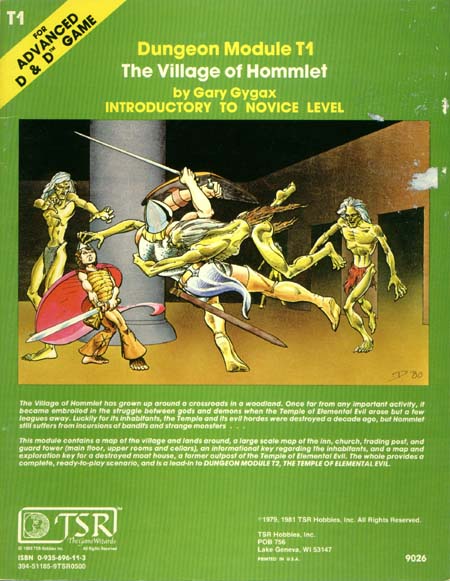 Advanced Dungeons & Dragons Archive: The Village of Hommlet