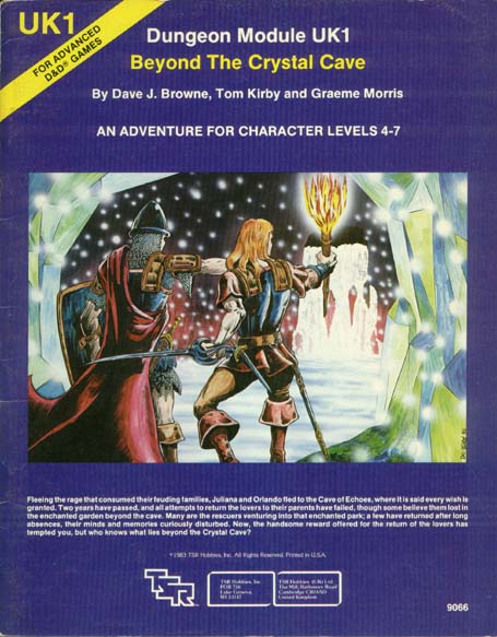 Advanced Dungeons & Dragons Archive: Beyond The Crystal Cave