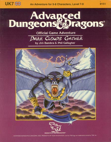 Advanced Dungeons & Dragons Archive: Dark Clouds Gather