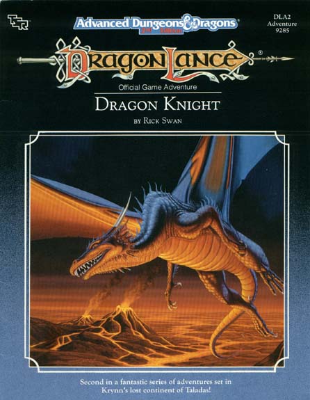 TSR Dungeons & Dragons Archive: DragonLance: Dragon Knight