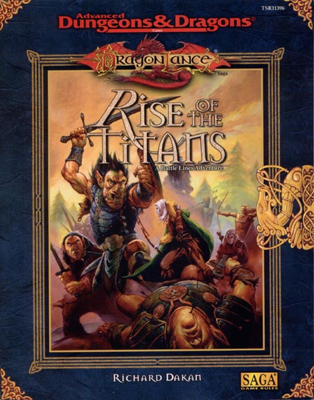 TSR Dungeons & Dragons Archive: Dragonlance Fifth Age: Rise of the Titans