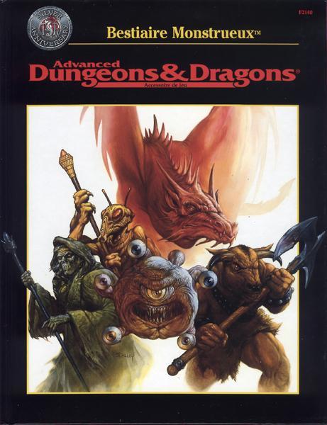 TSR Donjons et Dragons Archive: Bestiaire Monstrueux