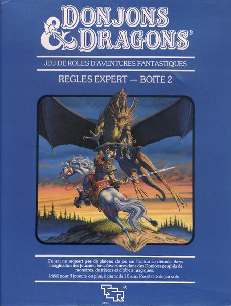 TSR Donjons et Dragons Archive: Regles Expert - Boite 2