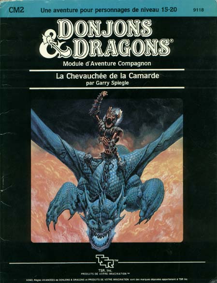 TSR Donjons et Dragons Archive: CM2 La Chevauchée de la Camarde