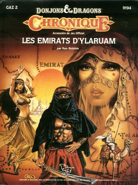 TSR Donjons et Dragons Archive: GAZ2 Les Emirats d'Ylaruam