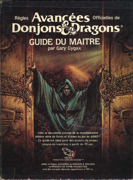 TSR Donjons et Dragons Archive: Guide du Maître