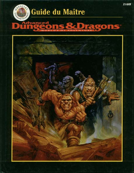 TSR Donjons et Dragons Archive: Guide du Maître