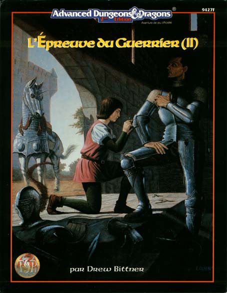 TSR Donjons et Dragons Archive: L'Épreuve du Guerrier (II)