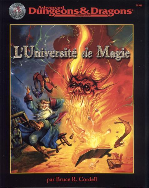 TSR Donjons et Dragons Archive: L'Université de Magie