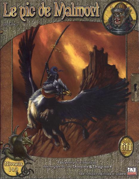 TSR Donjons et Dragons Archive: D20: M1 Le pic de Malmort