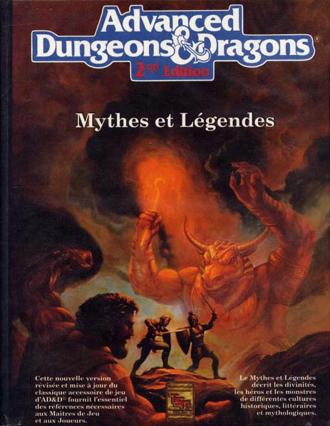 TSR Donjons et Dragons Archive: Mythes et Légendes<BR>