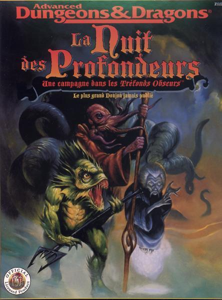 TSR Donjons et Dragons Archive: La Nuit des Profondeurs