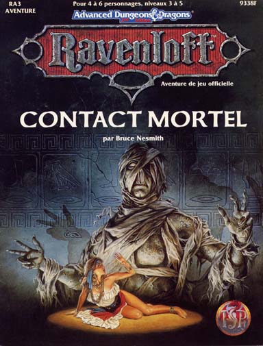 TSR Donjons et Dragons Archive: RA3 Contact Mortel