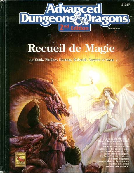 TSR Donjons et Dragons Archive: Recueil de Magie