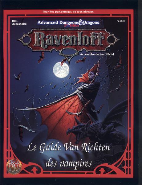 TSR Donjons et Dragons Archive: Ravenloft: RR3 Le Guide Van Richten des vampires