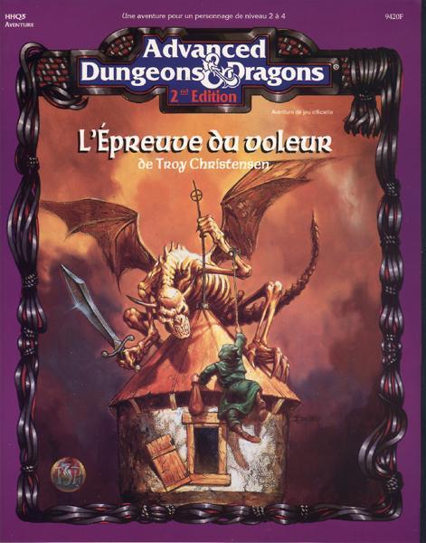 TSR Donjons et Dragons Archive: L'Épreuve du voleur