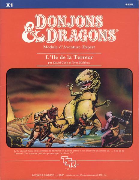 TSR Donjons et Dragons Archive: X1 L'Ile de la Terreur