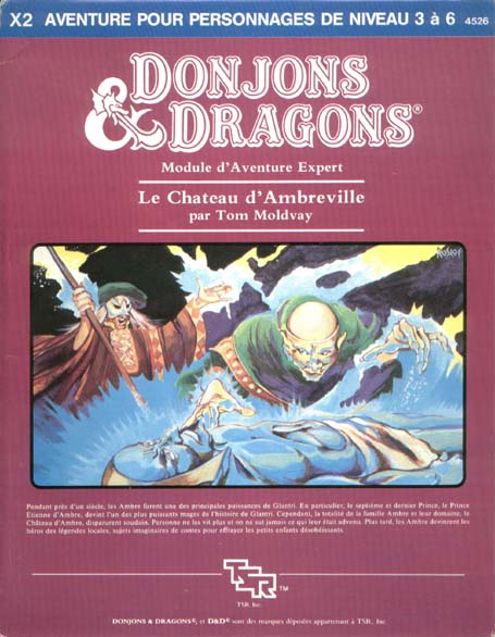 TSR Donjons et Dragons Archive: X2 Le Chateau d'Ambreville