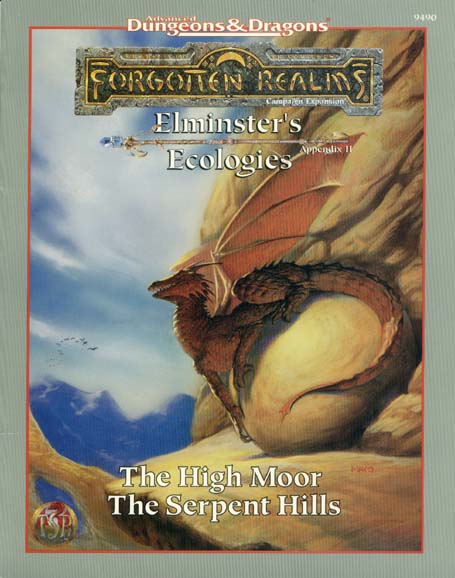 Advanced Dungeons & Dragons Archive: Forgotten Realms: Elminster's Ecologies Appendix II: The High Moor / The Serpent Hills