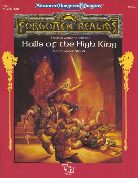 Advanced Dungeons & Dragons Archive: Forgotten Realms: FA1 Halls of the High King