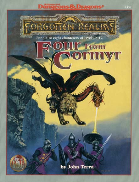 Advanced Dungeons & Dragons Archive: Forgotten Realms: Four From Cormyr