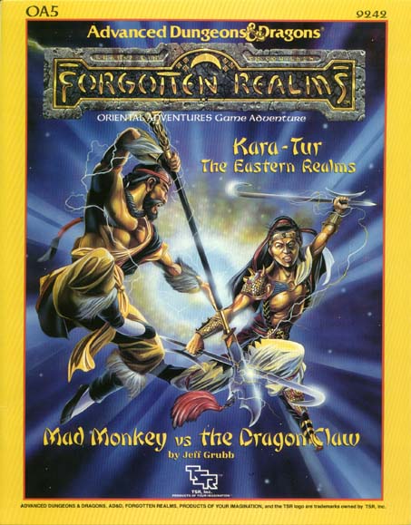 Advanced Dungeons & Dragons Archive: Forgotten Realms: Mad Monkey vs the Dragon Claw