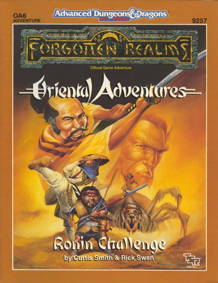 Advanced Dungeons & Dragons Archive: Forgotten Realms: OA6 Ronin Challenge