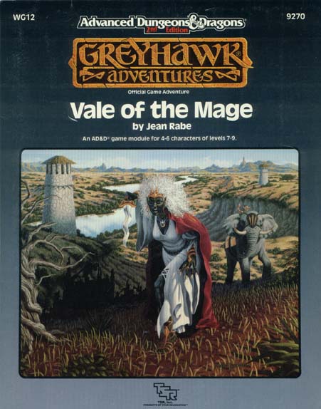 Advanced Dungeons & Dragons Archive: Greyhawk: Vale of the Mage