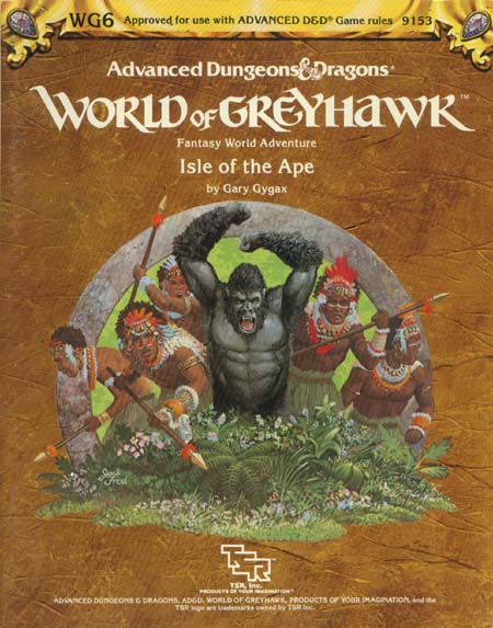 Advanced Dungeons & Dragons Archive: Greyhawk: Isle of the Ape