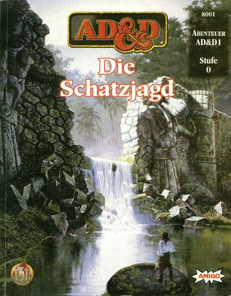 TSR D&D/AD&D Fantasy-Rollenspiele Archive: AD&D1 Die Schatzjagd
