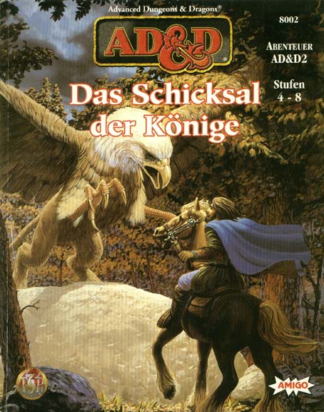 TSR D&D/AD&D Fantasy-Rollenspiele Archive: AD&D2 Das Schicksal der Könige