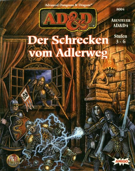 TSR D&D/AD&D Fantasy-Rollenspiele Archive: AD&D4 Der Schrecken vom Adlerweg