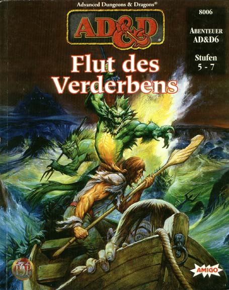 TSR D&D/AD&D Fantasy-Rollenspiele Archive: AD&D6 Flut des Verderbens