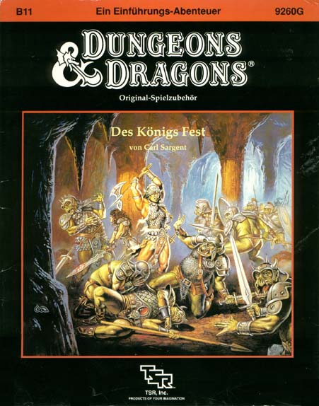 TSR D&D/AD&D Fantasy-Rollenspiele Archive: B11 Des Königs Fest