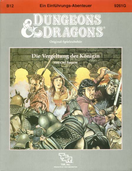 TSR D&D/AD&D Fantasy-Rollenspiele Archive: B12 Die Vergeltung der Königin