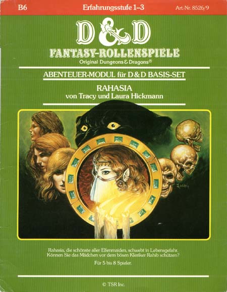 TSR D&D/AD&D Fantasy-Rollenspiele Archive: B6 Rahasia