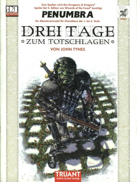 TSR D&D/AD&D Fantasy-Rollenspiele Archive: Drei Tage zum Totschlagen