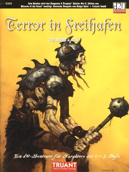 TSR D&D/AD&D Fantasy-Rollenspiele Archive: Terror in Freihafen