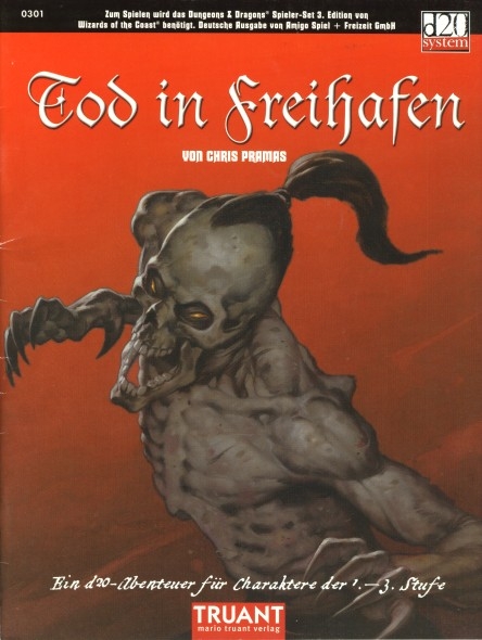 TSR D&D/AD&D Fantasy-Rollenspiele Archive: Tod in Freihafen
